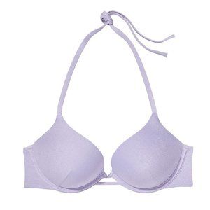 VICTORIA'S SECRET Essential Bombshell Add-2-Cups Push-Up Bikini Top, size 34C